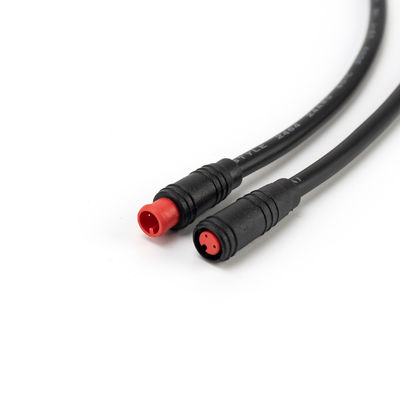 Type hommes-femmes du fil IP65 de cable connecteur noir à haute tension d'Ebike