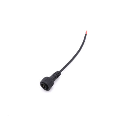 Estimation à vis imperméable noire du cable connecteur M14 6A Cuurent de lumière de LED