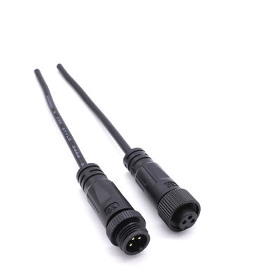 IP68 connecteurs circulaires imperméables électriques M12 4 Pin For Cable