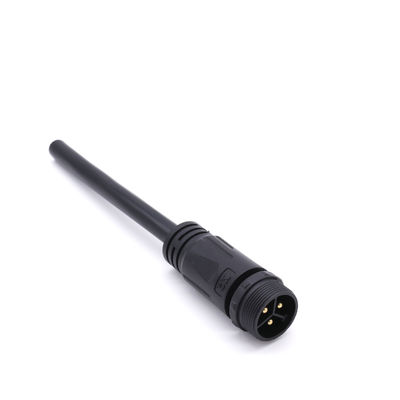 Cable connecteur imperméable en nylon 3Pin M16 10A pour le réverbère