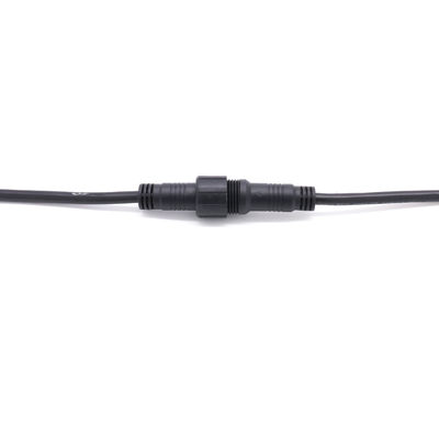 Cable connecteur imperméable adapté aux besoins du client de puissance, connecteur d'alimentation imperméable à C.A. 4pin