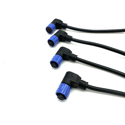 M12 connecteur hommes-femmes en nylon L90 Pin Electric Customized Length multi