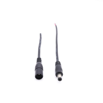 RoHS a certifié le cable connecteur d'extension, Ip67 connecteur femelle de 5,5 x 2,1 millimètres