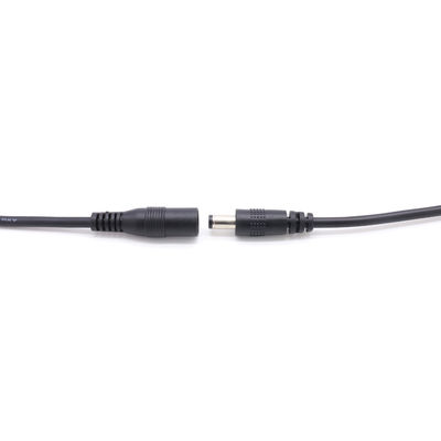 RoHS a certifié le cable connecteur d'extension, Ip67 connecteur femelle de 5,5 x 2,1 millimètres