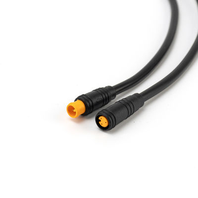 PVC 2A Cuurent de Mini Waterproof Cable Connector IP65 M8 évaluant l'utilisation d'Ebike