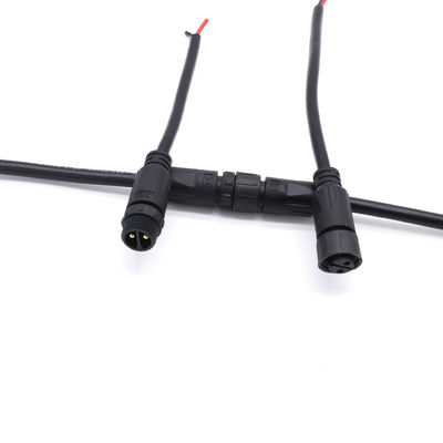 Connecteur imperméable IP67 M16 2 Pin Aviation Plug de vis extérieure