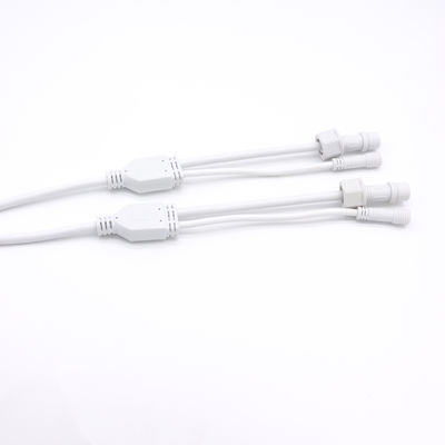 Éclairage extérieur LED PVC connecteur Y imperméable IP68 2 connecteur de câble de base