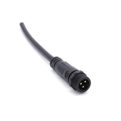 Connecteur imperméable M13 IP67 de vis d'utilisation de fil hommes-femmes pour les lumières menées