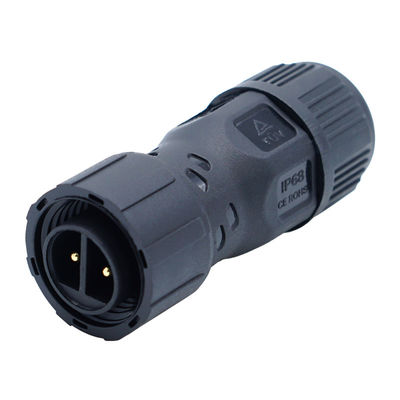 M16 Type de vis IP68 Connecteurs de prise étanches mâle et femelle pour lampes extérieures à LED