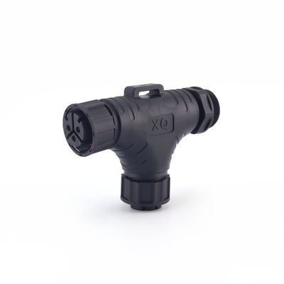 Connecteur de panneau étanche M25 3 voies IP68 prix usine en forme de T mâle femelle connecteurs de câble étanches pour extérieur