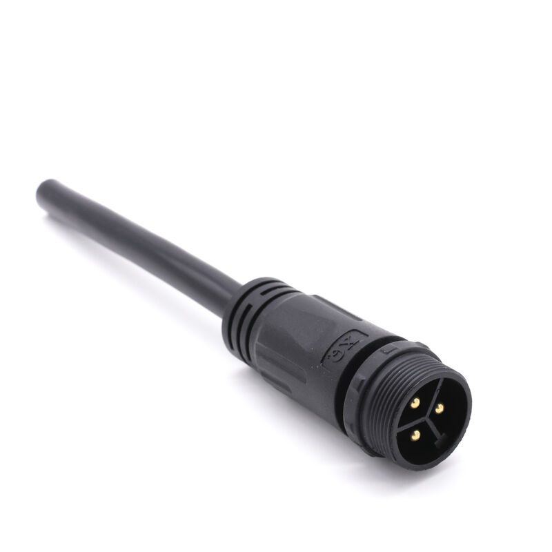 Chine usine PVC Nylon IP68 connecteurs imperméables à l'eau M20 3+3 3+2 Noyaux vert éclairage prise imperméable à l'eau