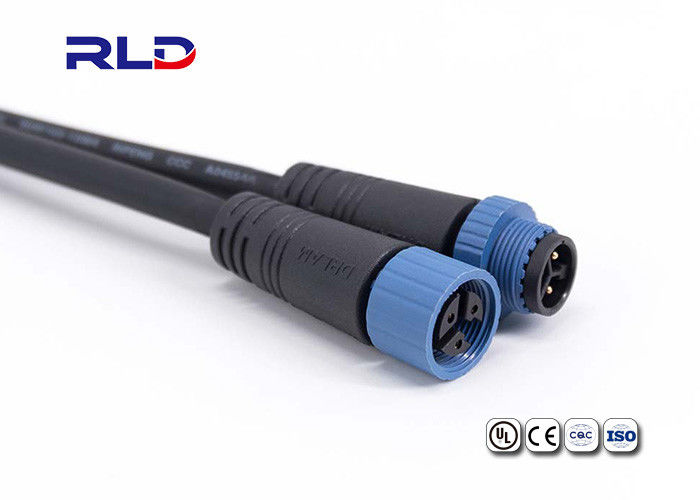 Cables connecteur extérieurs industriels d'éclairage 3 connecteurs imperméables de Pin