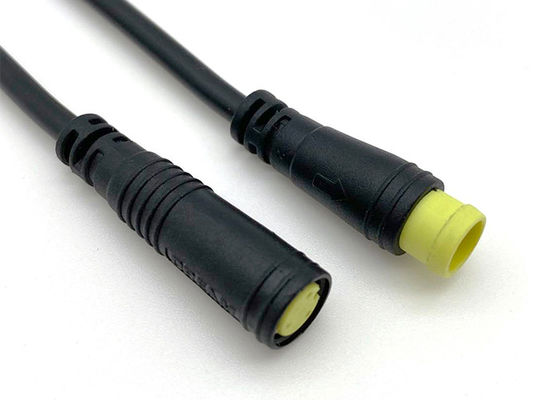 Cables connecteur électriques imperméables embrochables directs, prises électriques imperméables pour le vélo électrique