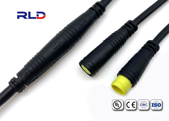 Les connecteurs électriques antipoussière de vélo imperméabilisent le câble pour des lignes