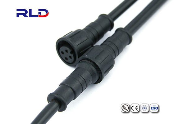 Pin imperméable hommes-femmes IP67 du connecteur 2 de prise imperméabilisent le connecteur de fil de câble